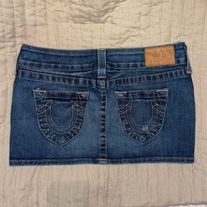 True Religion Denim Mini Skirt